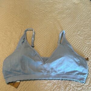 Victoria’s Secret Pink sports bra new with tags light blue size XXL